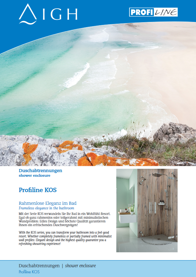 Cover von Profiline Duschabtrennungen KOS