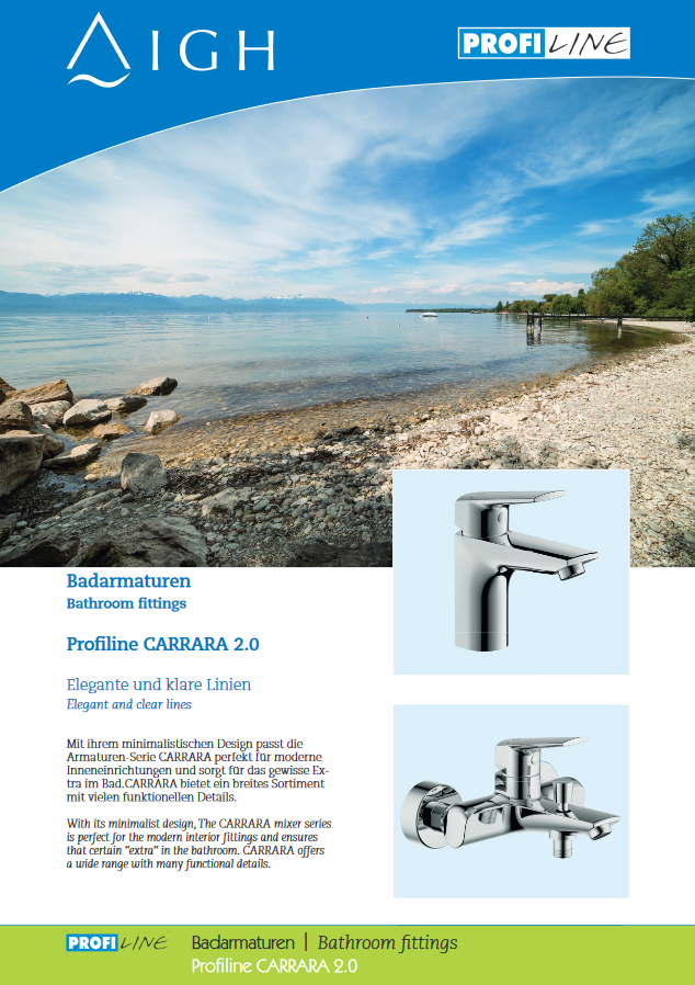 Cover von Profiline Bad-Armaturen CARRARA 2.0