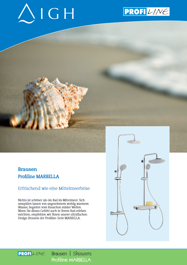 Cover von Profiline Brauseprogramm MARBELLA