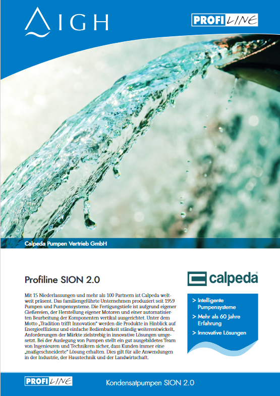 Cover von Profiline Kondensatpumpe SION 2.0