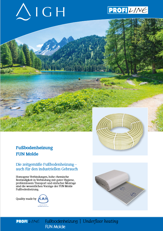 Cover von Profiline Fußbodenheizung MOLDE