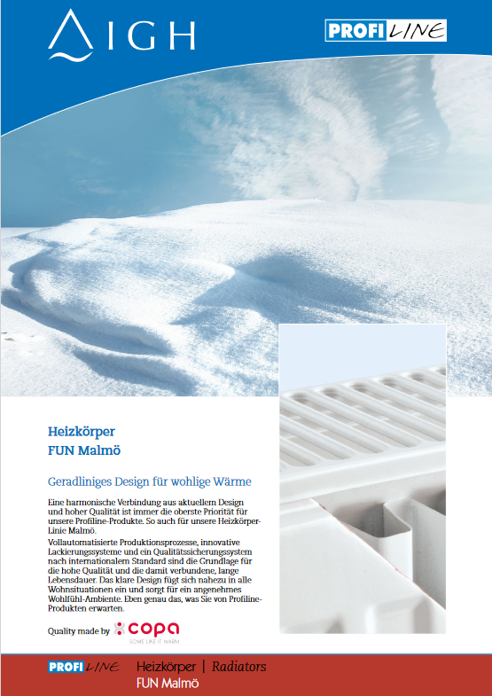 Cover von Profiline Heizkörper MALMÖ